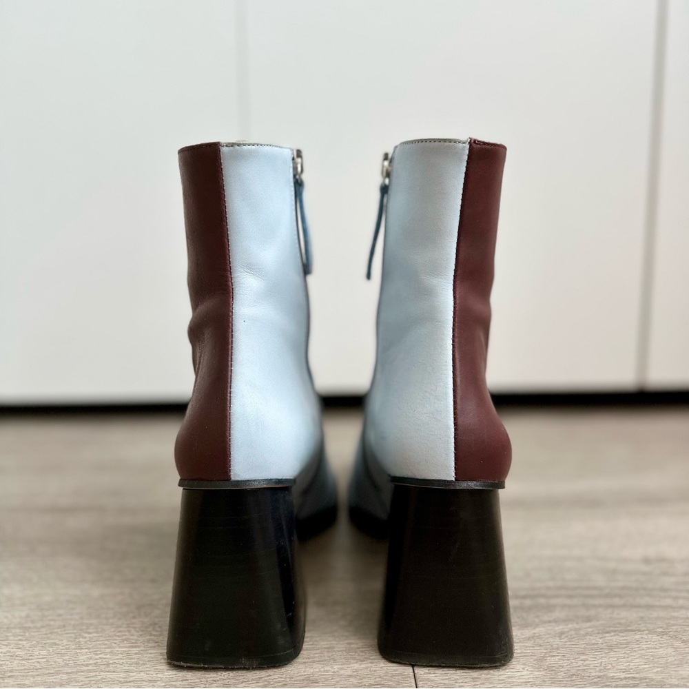 Alohas South Bicolor Boots - Blue & Dark Burgundy - Picture 10 of 12